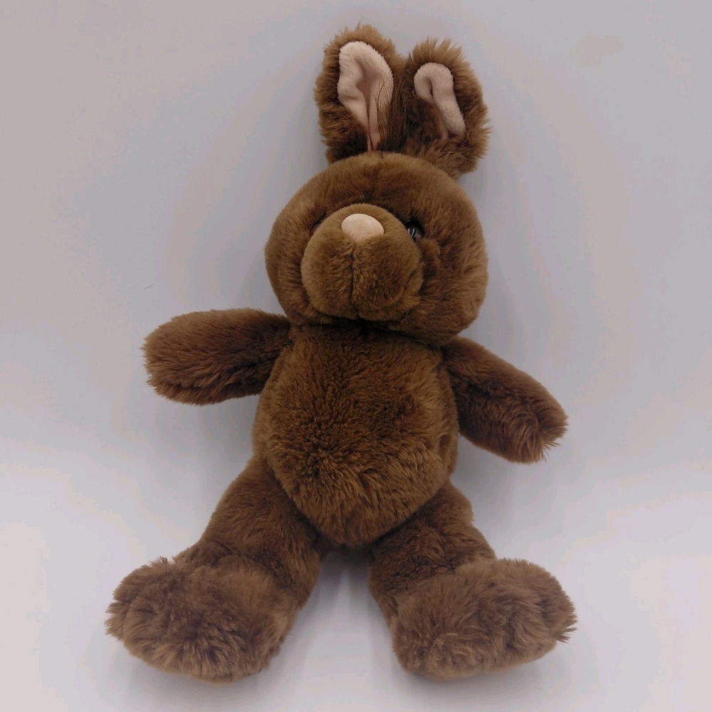 Vtg Build a Bear Retired 2000 Y2K Chocolate Bunny Rabbit Plush Easter 15" Rare